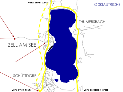 Map of Zell am See